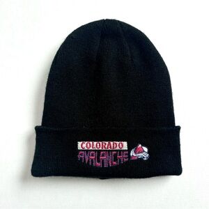 NHL Colorado Avalanche Black Beanie Hat